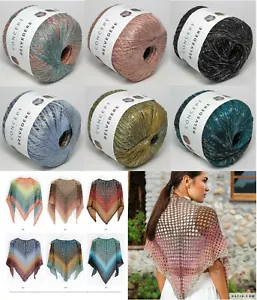 150g/495m BELVEDERE KATIA hilo brillante DEGRADADO degradado de color cuenco de verano viscosa - Imagen 1 de 10