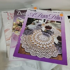Leisure Arts Doilies - Charm - Bloom - Dozen Designs - Crochet - 26 Patterns - Picture 1 of 14
