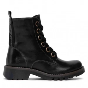 Fly London Ragi leather black boots Eu 39 - Picture 1 of 5