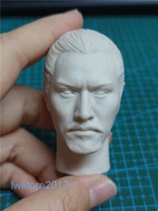 1:12 Asian Kevin Yan Head Sculpt Carved For 6" Male Action Figure Body Toys - Picture 1 of 6