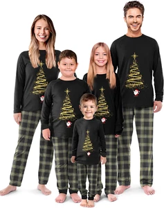 2024 Christmas Pajamas Family Matching Sets Christmas Pjs Xmas Sleepwear for Wom - Picture 1 of 12