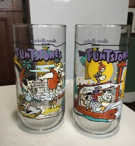 Lote De Colección 1991 De 2 Hardees Picapiedra 1er 30 Años 1964 Drive-in & Bamm-Bamm - Imagen 1 de 15