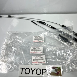 Toyota Genuine L & R Set COROLLA CP AE86 CABLE ASSY PARKING BRAKE Center OEM JP - Picture 1 of 9