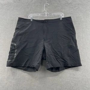 ll bean mens size 2XL XXL black casual zip pocket shorts Spandex stretch - Picture 1 of 7