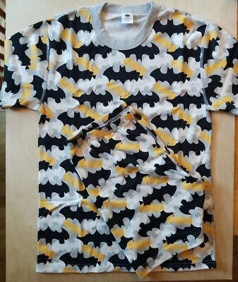 NWT HANNA ANDERSSON BATMAN CAMO ADULT UNISEX SHORT JOHN PAJAMAS MEDIUM M - Image 1 of 4