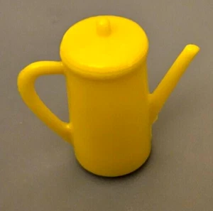 Jarra de beber amarilla Barbie 1989 de colección #7439 divertido juego de barbacoa m/nm - Imagen 1 de 4