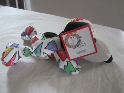 Hallmark Peanuts Snoopy CHRISTMAS  TREES Bean Bag Plush 10" Dog NEW NWT - Image 1 of 4
