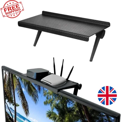 Universal TV Monitor Top Shelf -  Durable Screen Storage Rack Organiser - Image 1 of 4