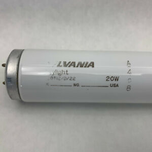 Sylvania F20T12/D/22 NIB 20W T12 Daylight Bi Pin Fluorescent Lamp 21 1/2"  #F3