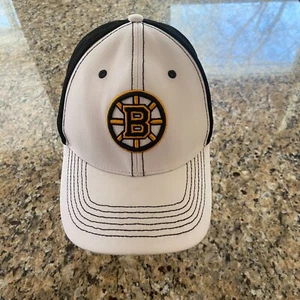 Boston Bruins '47 Brand OFSA Adjustable Strapback Hat White Black Gold Cap - Picture 1 of 12