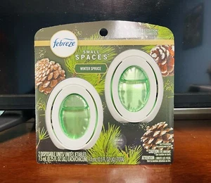 Febreze Small Spaces Limited Edition Winter Spruce Air Freshener Lot of 2. A+ - Picture 1 of 2