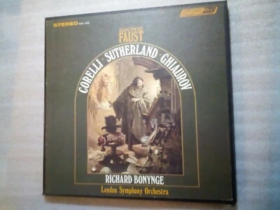 Charles Gounod ‎Faust 4xLP Box Set + Booklet London Records OSA 1433 Mono 1966 - Image 1 of 3