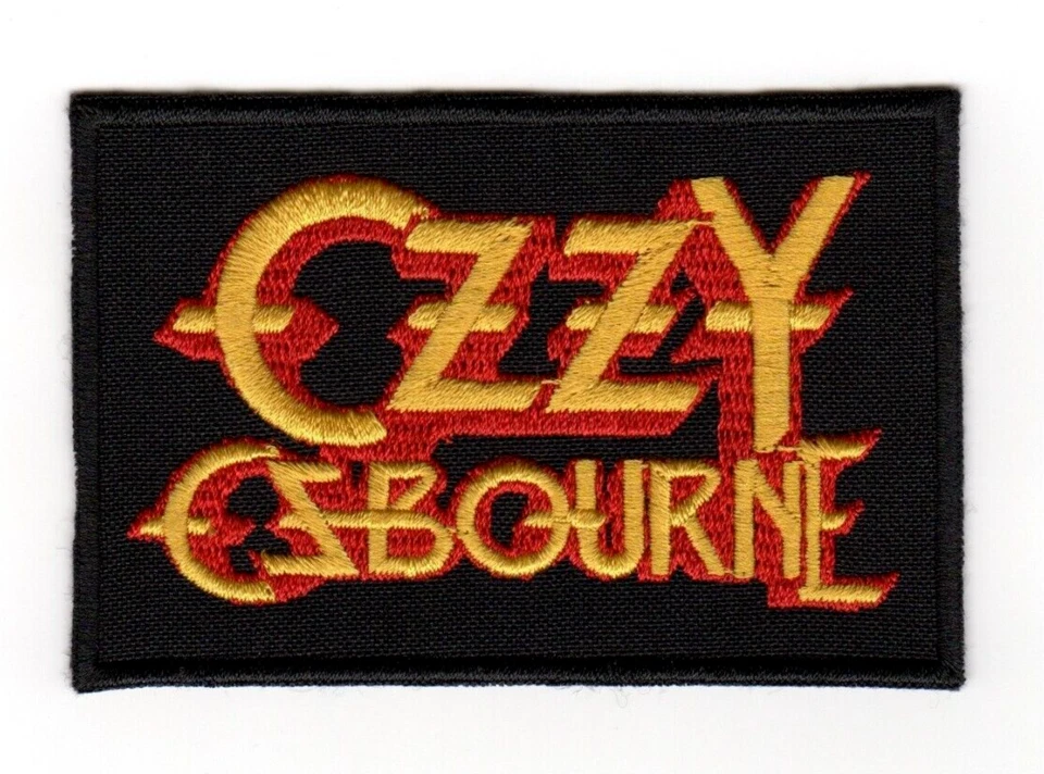 Ozzy Osbourne Patch | English Heavy Glam Doom Metal Black Sabbath Band Logo - Image 1 of 1