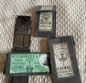 Antique Redditch English Needle books: W Crowley, Milward, Morris & Yeomans. - Picture 1 of 4