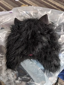 Dare2Be Black Cat Child's One Size Pull On Warm Hat - Picture 1 of 1