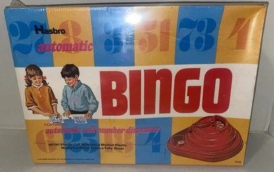Nuevo JUEGO DE BINGO AUTOMÁTICO HASBRO 1969 SELLADO De colección en plástico sin abrir  Foto 1 de 4