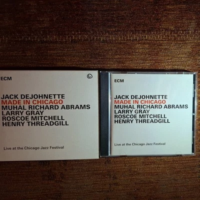 Jack DeJohnette:Made In Chicago (2015 ECM Records CD) Live Free/Avant-Garde Jazz Foto 1 de 4
