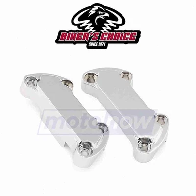 Bikers Choice Scalloped Handlebar Clamp Without Skirt for 2010-2020 Harley bl — 第 1/4 张图片