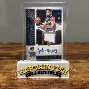 2023-24 Crown Royale Royal Rookie Showcase RPA Auto Patch Jalen Pickett /49 (NOA - Picture 1 of 2