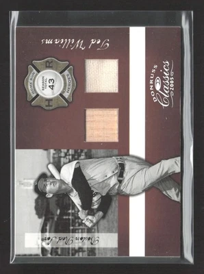 Camiseta deportiva de murciélago Donruss Classics Ted Williams 2005 Home Run Heroes/43 #HR-3 Foto 1 de 2