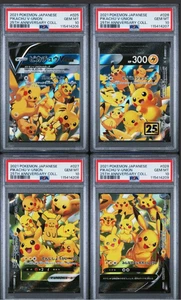 PSA 10 Pikachu V-Union 25th Anniversary 2021 SEQ Set Pokemon Card Japanese - Picture 1 of 5