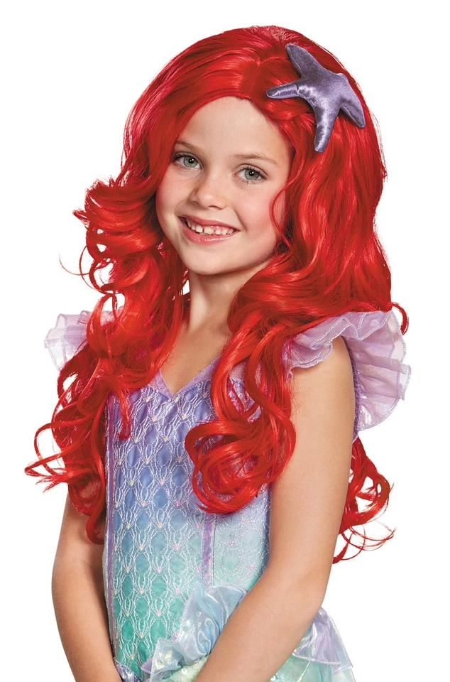 Nueva Peluca Infantil Disney Princesa Sirenita Ariel Ultra Prestige Foto 1 de 1
