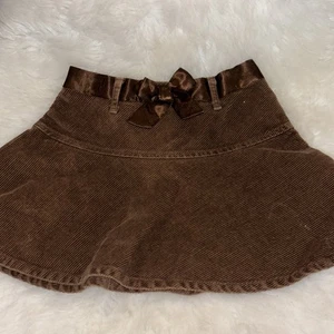 LN Gap Girls Skirt Corduroy Brown /Bow 2yrs. FREE SHIP - Picture 1 of 6