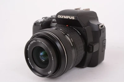 Câmera DSLR Olympus E-500 8MP com contagem de obturador de lente 17,5-45mm 4.000 # T-10119 - Imagem 1 de 4