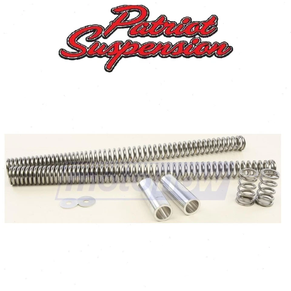 Patriot Suspension Multirate Fork Lowered Spring Kit for 2012-2014 Harley zb Foto 1 de 4