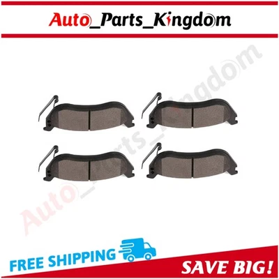 For 2003 2004-2007 Jeep Liberty 2003-2006 Jeep Wrangler Rear Ceramic Brake Pads - Image 1 of 4