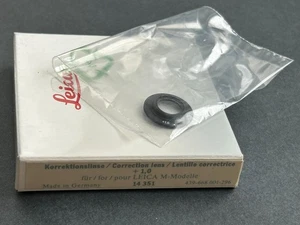 Leica M Correction lens + 1,0 Korrektionslinse 14351. - Picture 1 of 3