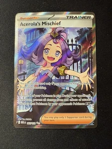 NM-Como Nuevo Acerola's Mischief - 165/132 - Ultra Raro Pokemon Mega Evolution - Base  - Imagen 1 de 2