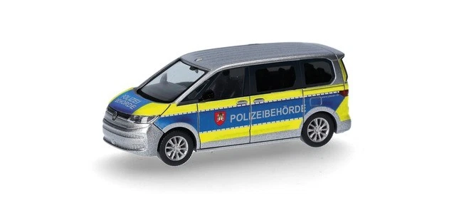 Herpa 098625 - 1/87 Volkswagen (VW) Multivan "Polizia Di Plauen" - Nuovo - Immagine 1 di 1