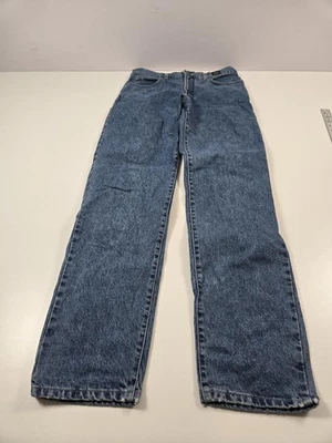 Jeans de alta costura Versace vintage para hombre 32x34 azul denim pierna recta Italia años 90 Foto 1 de 4