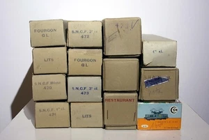 SMCF ho lot de 14 boites vides voyageurs, différents modèles, bon état général - Imagen 1 de 3