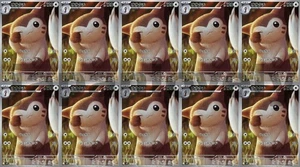Pokemon Cards Game - Furret AR x10 110/100 Holo sv9 Battle Partners Japanese - Picture 1 of 2