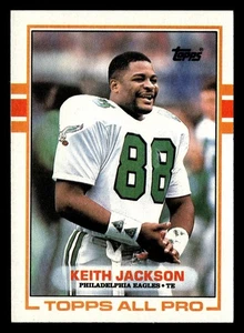 1989 Topps - Keith Jackson #107 (RC) - Picture 1 of 2