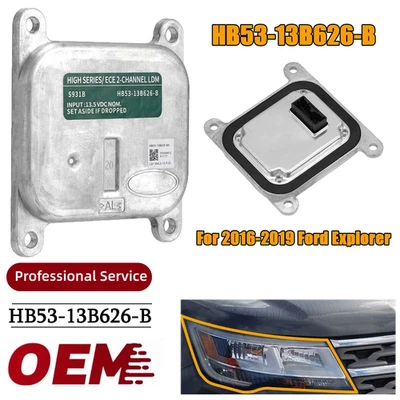 For Ford 2016-2019 Explorer LED Headlight Module Control Unit HB53-13B626-B USA - Image 1 of 4