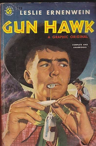 Gun Hawk by Leslie Ernenwein A Graphic Western Paperback 1955 - Bild 1 von 1