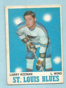 1970-71 OPC O-Pee-Chee Hockey Larry Keenan #104 St Louis Blues VG-EX