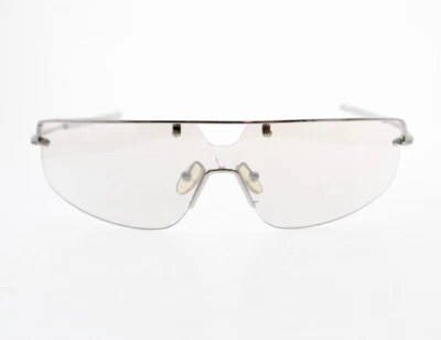 VINTAGE GIANFRANCO FERRE GF58703  SHIELD METAL SUNGLASSES 120 MM ITALY - Image 1 of 4