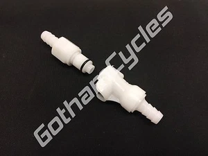 Motion Pro 5/16" Gas Fuel Line Quick Release Disconnect Dual Shut Off 12-0038 - Picture 1 of 1
