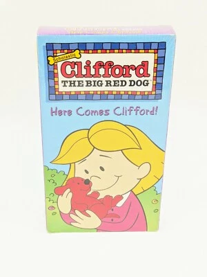 Clifford The Big Red Dog Here Comes Clifford VHS Vintage Rare Children Movie - Image 1 of 4