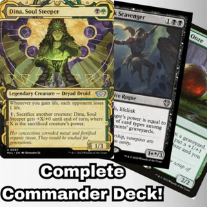 MTG Commander EDH Deck Dina, Soul Steeper 100 Cards Custom Deck Life Gain G/B - Picture 1 of 11