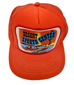 Vintage Snap Back Dave Wallers Desert Sports Center Snapback Trucker Cap - Picture 1 of 3