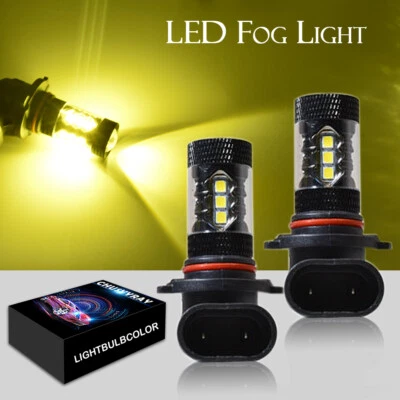 9006 80W luz antiniebla para Lexus GS300 1998-2006 LED 3000K amarillo dorado HB4 2 bombillas Foto 1 de 4