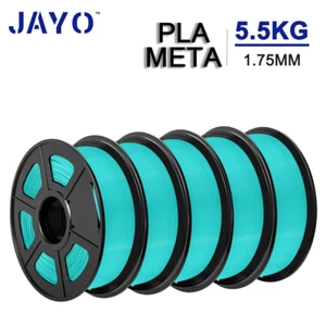 JAYO 5.5KG 3D Printer Filament PLA META 1.75mm 1.1KG/SET With Spool Neatly Wound - Picture 1 of 17
