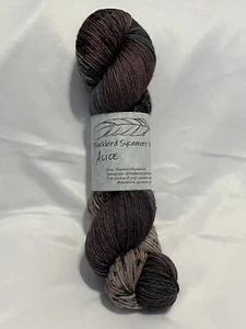 Blackbird Sycamore Yarn Hand Dyed Yarn Skeins Brown Plum Blue Gray Alice - Picture 1 of 7