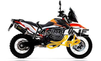 EXHAUST MUFFLER ARROW RACE-TECH ALUMINIUM DARK KTM 790 / 890 ADVENTURE / R - image 1 of 4