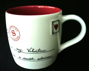 2010~STARBUCKS~ Valentine’s Day~LETTER ENVELOPE~Mug~SECRET ADMIRER~Red Wax Seal - Picture 1 of 11